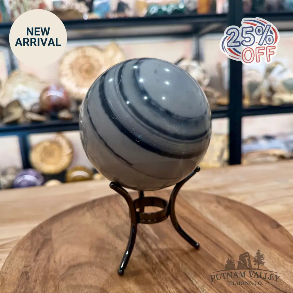 Taiji Jade Sphere 4.57’’ | Tai Chi Stone - Sphere