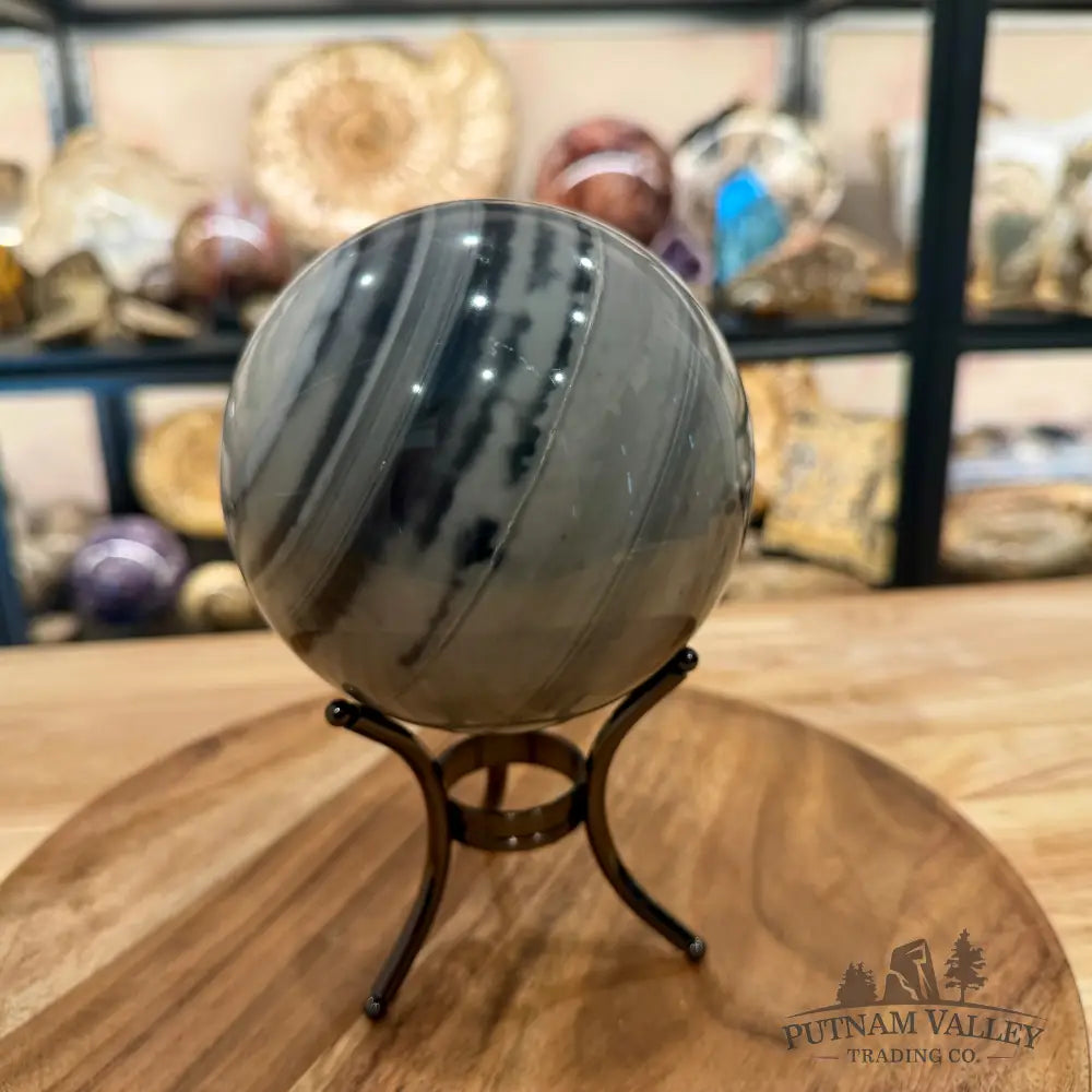 Taiji Jade Sphere 4.57’’ | Tai Chi Stone - Sphere