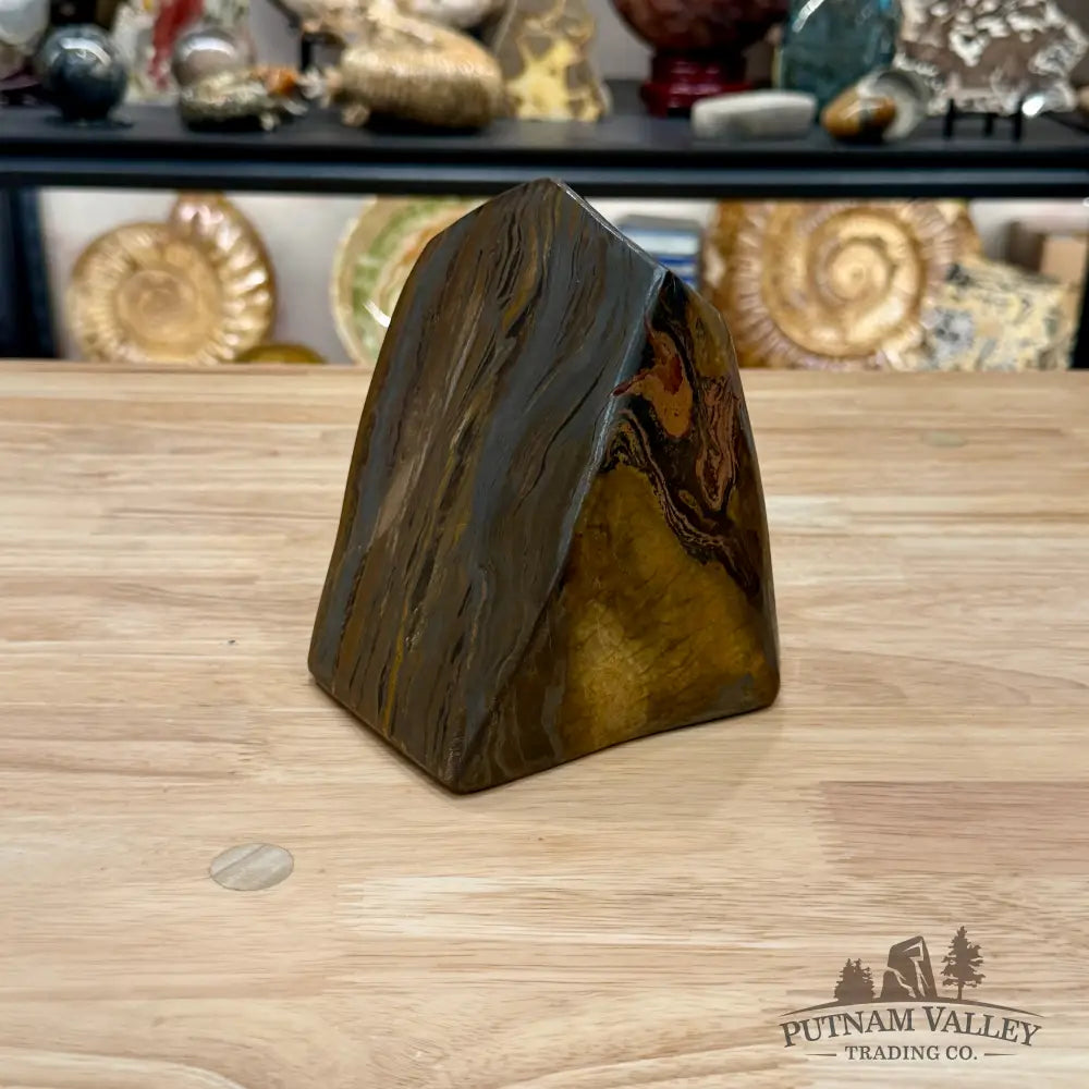 Tiger Eye Polished Freeform Table Accent | 7.84lb - Sculpture