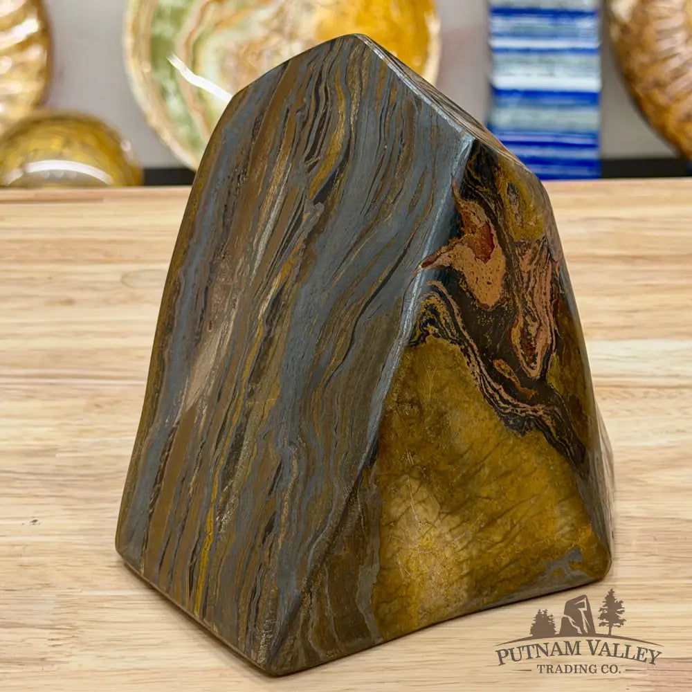 Tiger Eye Polished Freeform Table Accent | 7.84lb - Sculpture