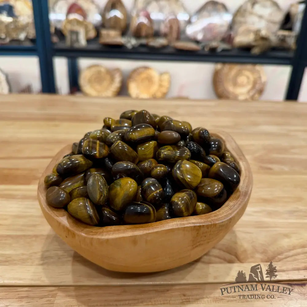 Tumbled Tiger Eye (½ lb) Tumbled Stone
