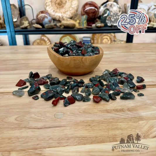 Tumbled African Blood Jasper (½ lb) | Freeform - Tumbled Stone