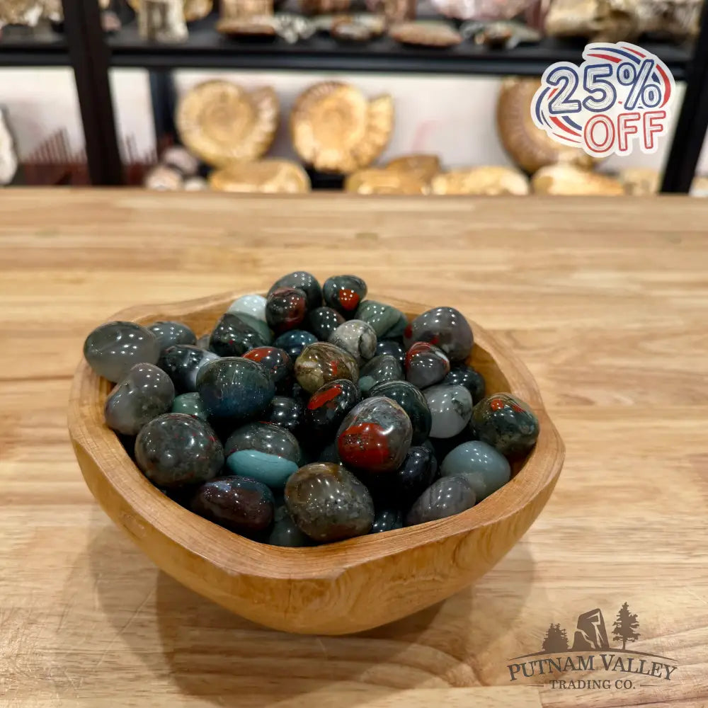 Tumbled African Blood Jasper (½ lb) Tumbled Stone