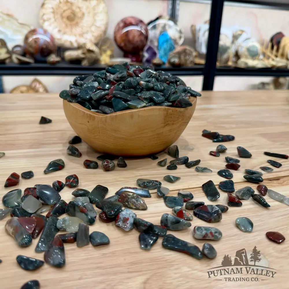 Tumbled African Blood Jasper | Mini Freeform (½ lb) - Tumbled Stone
