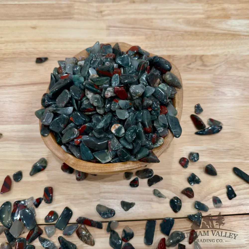 Tumbled African Blood Jasper | Mini Freeform (½ lb) - Tumbled Stone