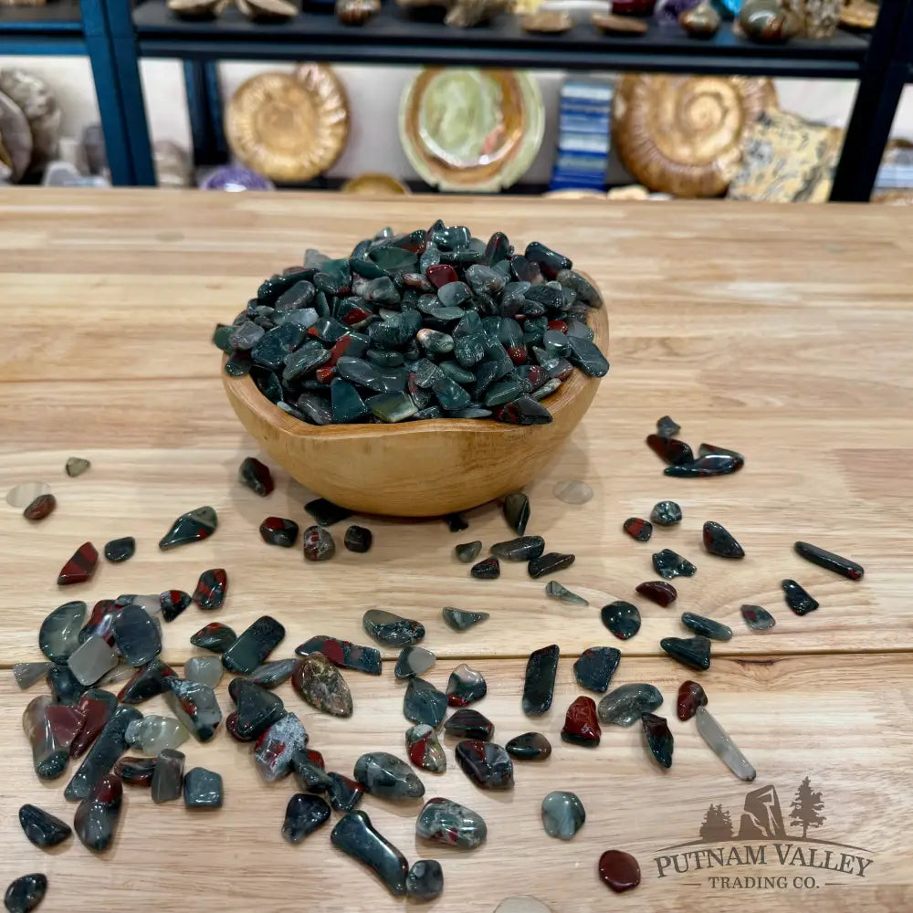 Tumbled African Blood Jasper | Mini Freeform (½ lb) - Tumbled Stone