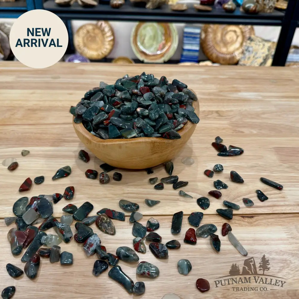 Tumbled African Blood Jasper | Mini Freeform (½ lb) - Tumbled Stone