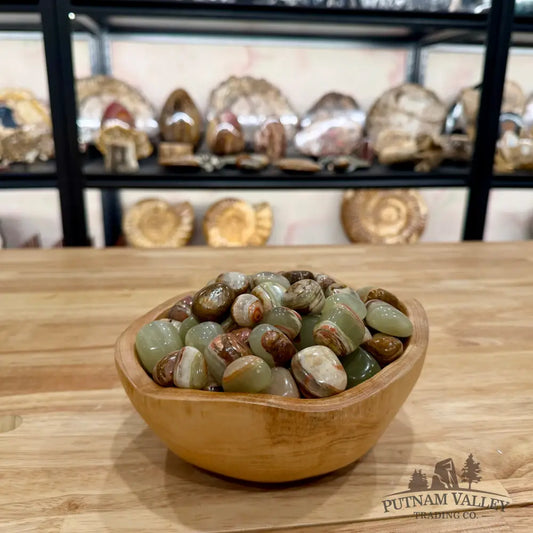 Tumbled Banded Calcite (½ lb) Tumbled Stone