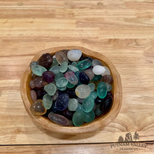 Tumbled Candy Fluorite (½ lb) Tumbled Stone