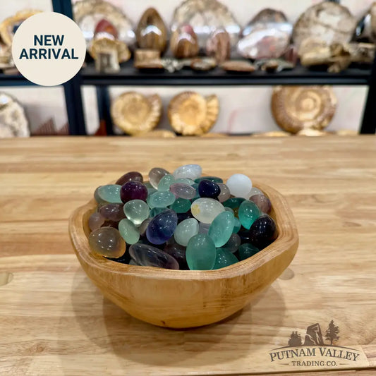 Tumbled Candy Fluorite (½ lb) Tumbled Stone