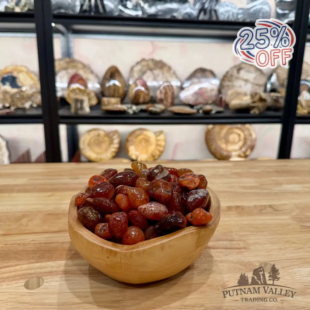 Tumbled Carnelian (½ lb) Tumbled Stone