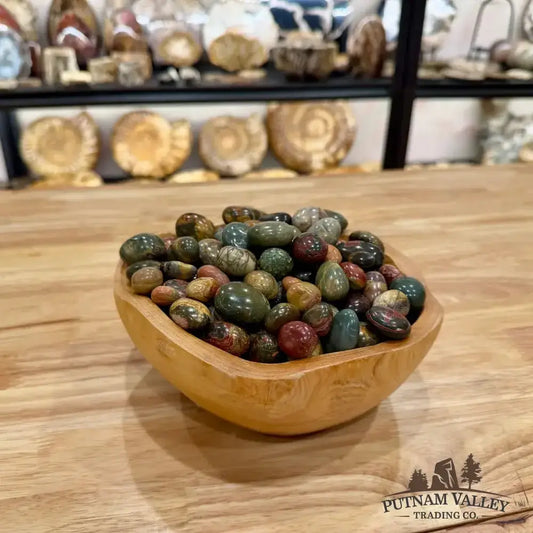 Tumbled Cherry Creek Jasper (1/2lb) - Putnam Valley Trading Co.