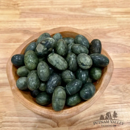 Tumbled Dendritic Serpentine (½ lb) Tumbled Stone