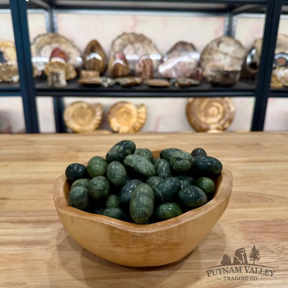 Tumbled Dendritic Serpentine (½ lb) Tumbled Stone