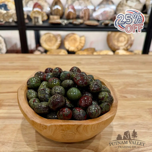 Tumbled Dragon Blood Jasper (½ lb) Tumbled Stone