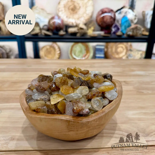 Tumbled Golden Healer Quartz (½ lb) - Tumbled Stone