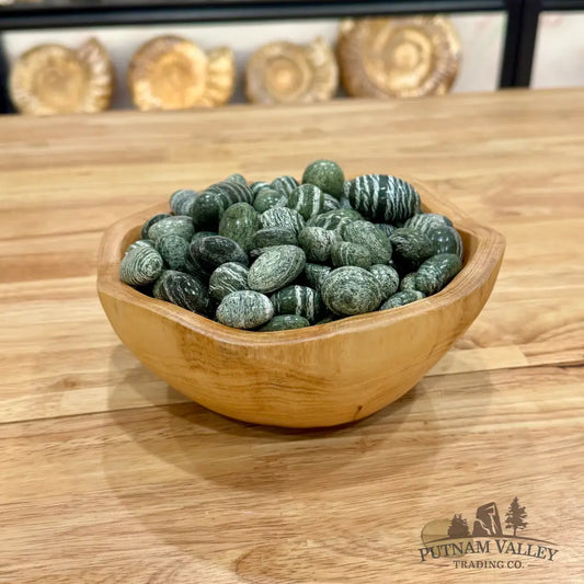 Tumbled Green Zebra Jasper(1/2lb) Tumbled Stone