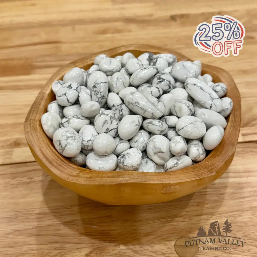 Tumbled Howlite (1/2lb) Tumbled Stone