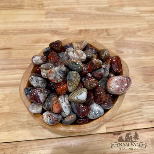 Tumbled Mexican Lace Agate (½ lb) Tumbled Stone