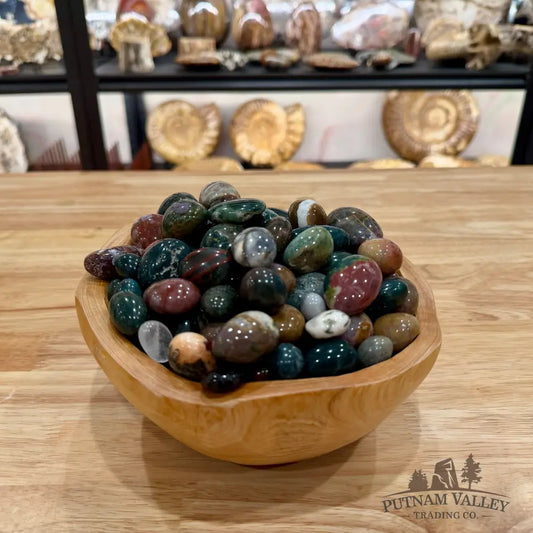 Tumbled Ocean Jasper (½ lb) Tumbled Stone