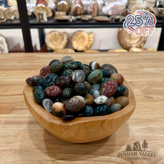 Tumbled Ocean Jasper (½ lb) Tumbled Stone