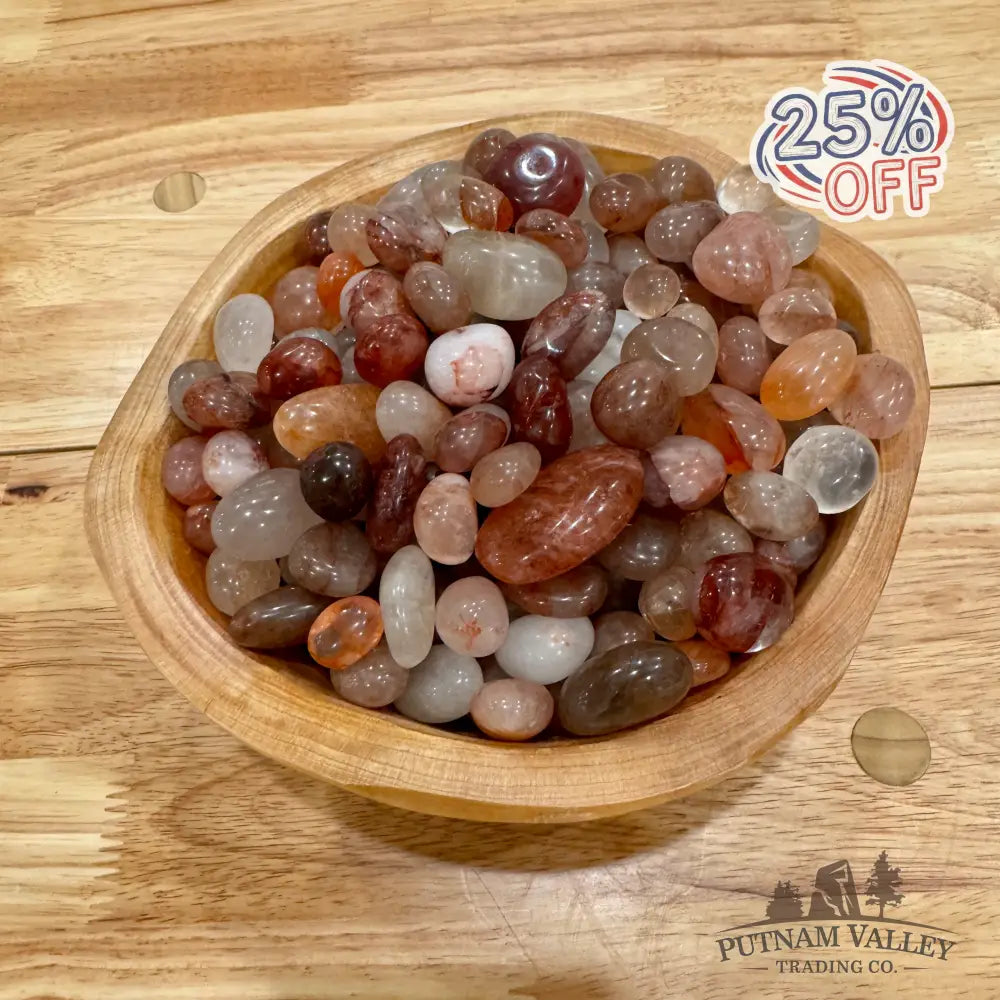 Tumbled Red Fire Quartz (1/2lb) Tumbled Stone