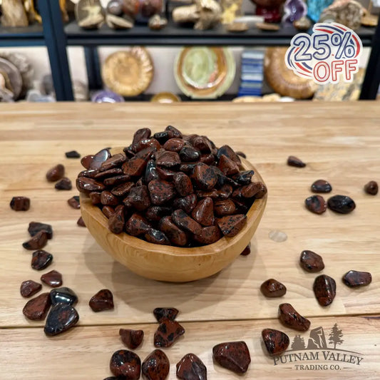 Tumbled Red Obsidian (½ lb) - Tumbled Stone