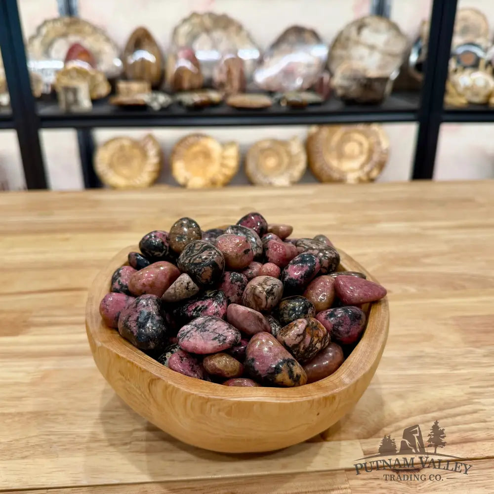 Tumbled Rhodonite (½ lb) Tumbled Stone