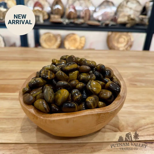Tumbled Tiger Eye (½ lb) Tumbled Stone
