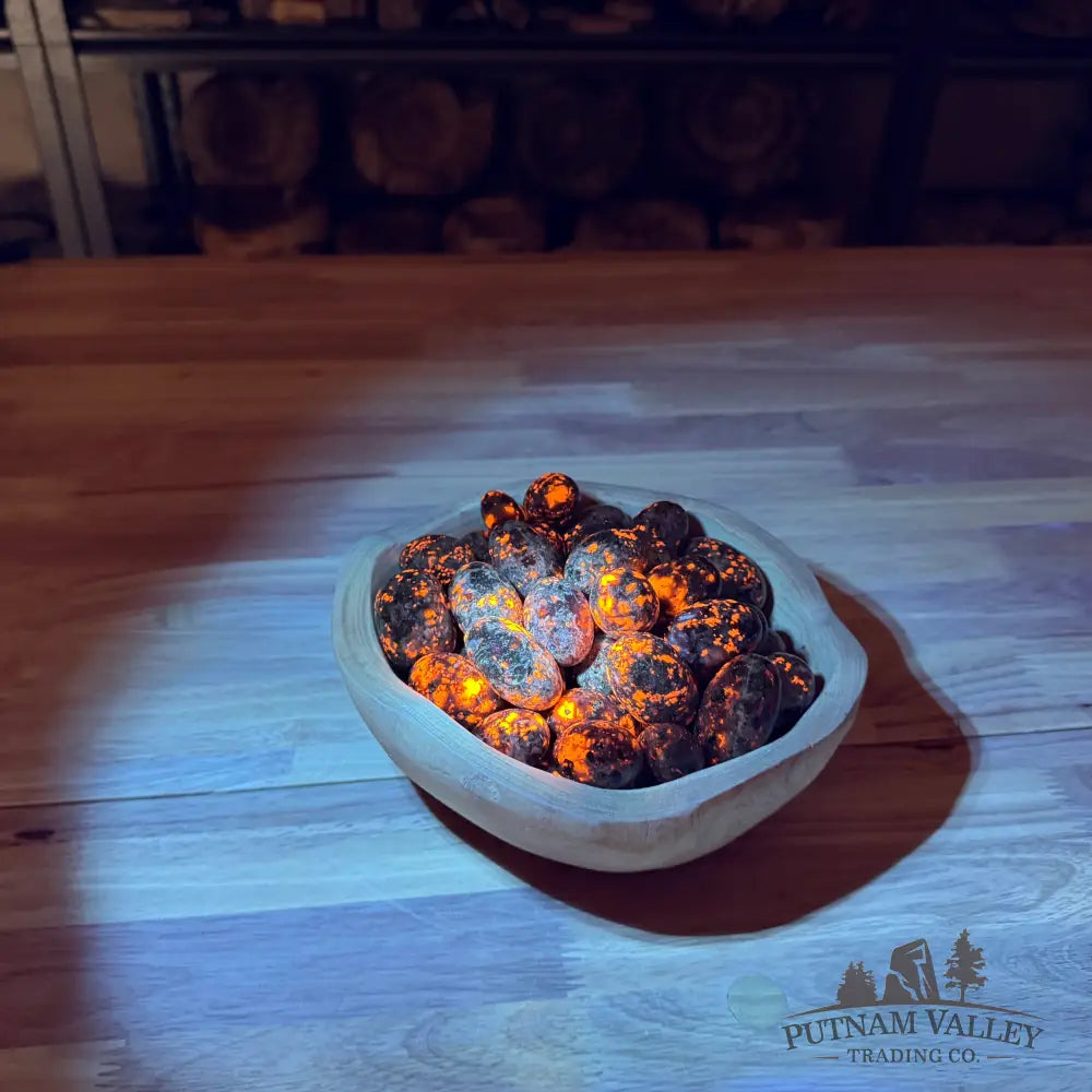 Polished Yooperlite Stones Tumbled Stone