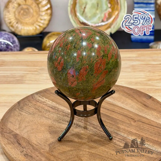Unakite Jasper Sphere 4.2’’ | South Africa - Sphere