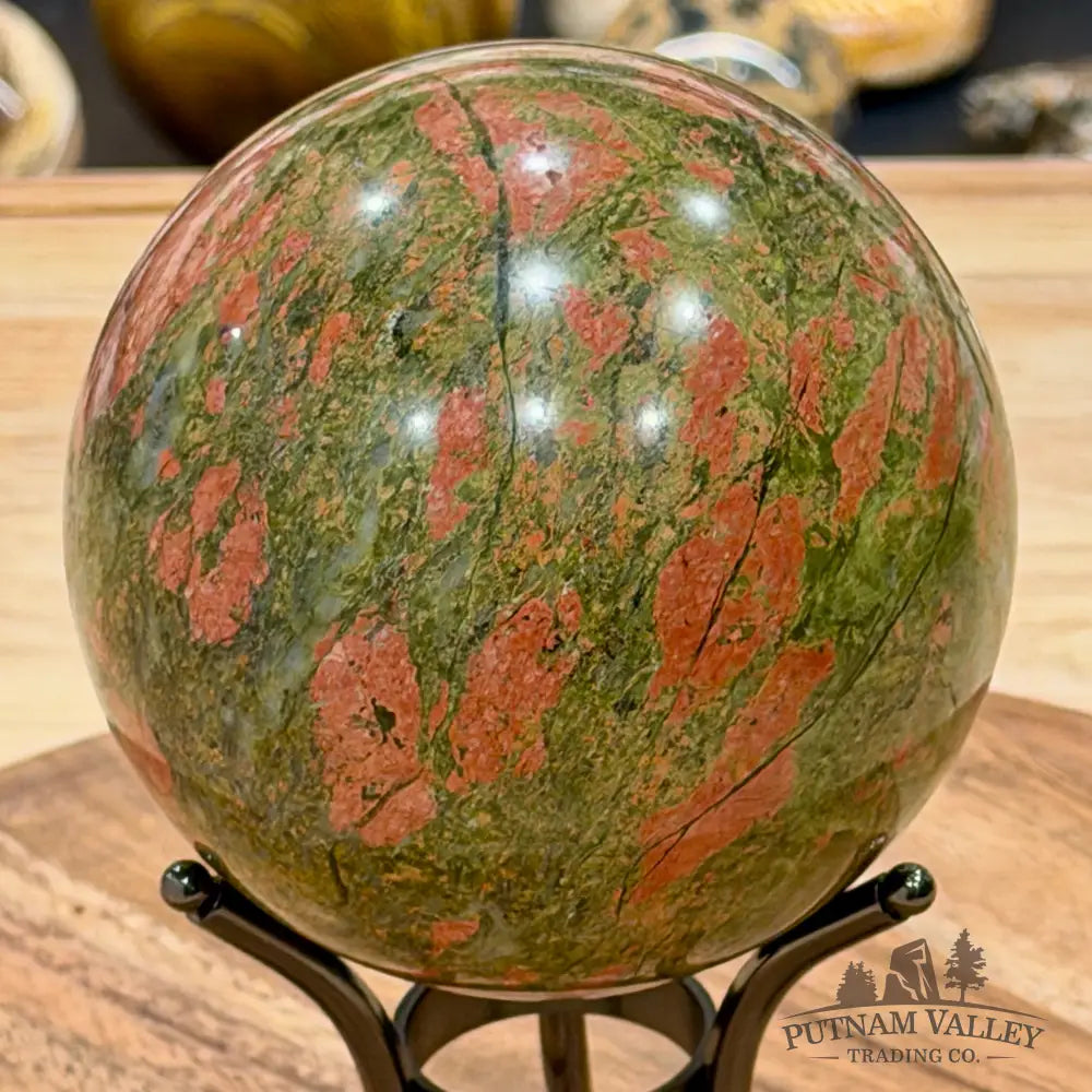 Unakite Jasper Sphere 4.2’’ | South Africa - Sphere