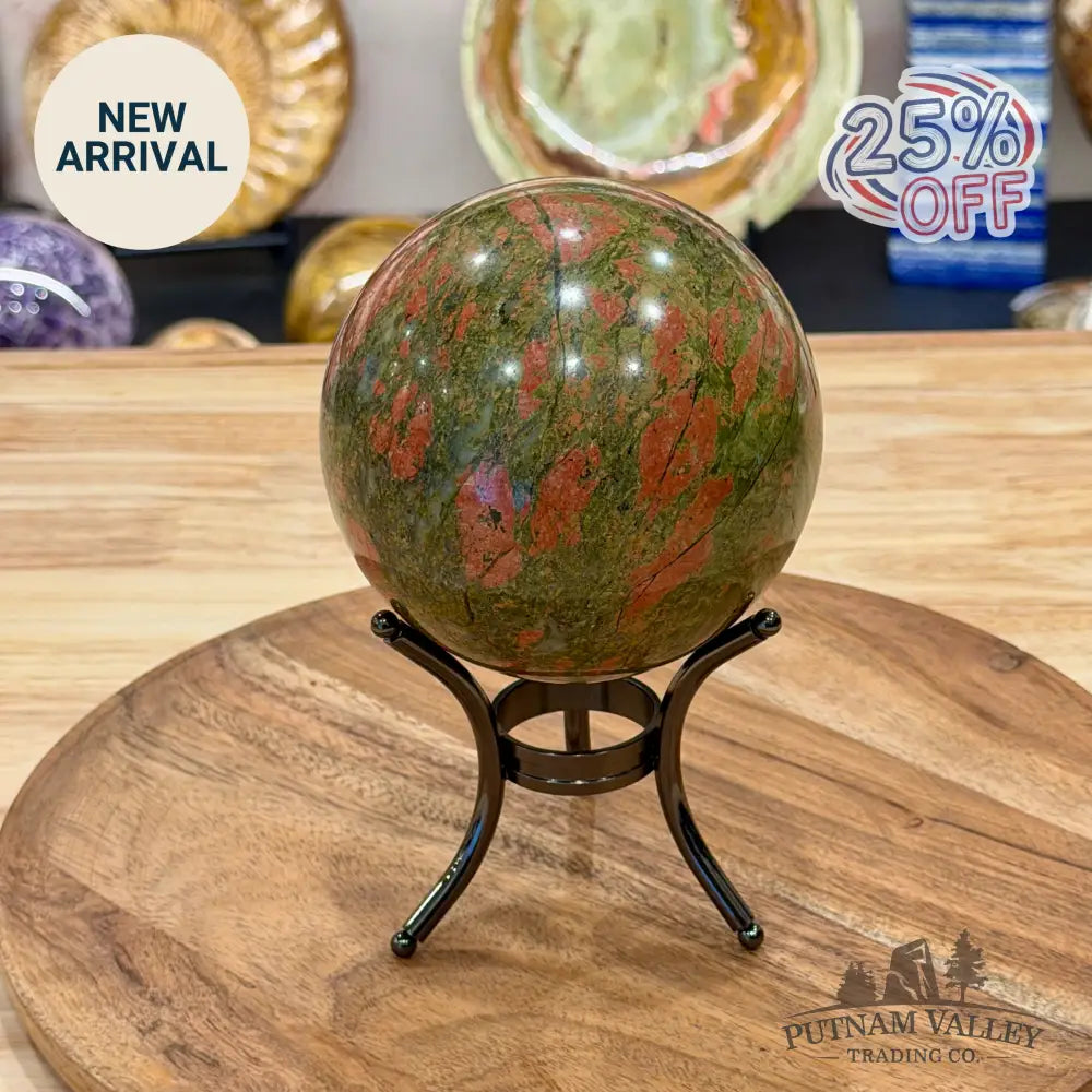 Unakite Jasper Sphere 4.2’’ | South Africa - Sphere