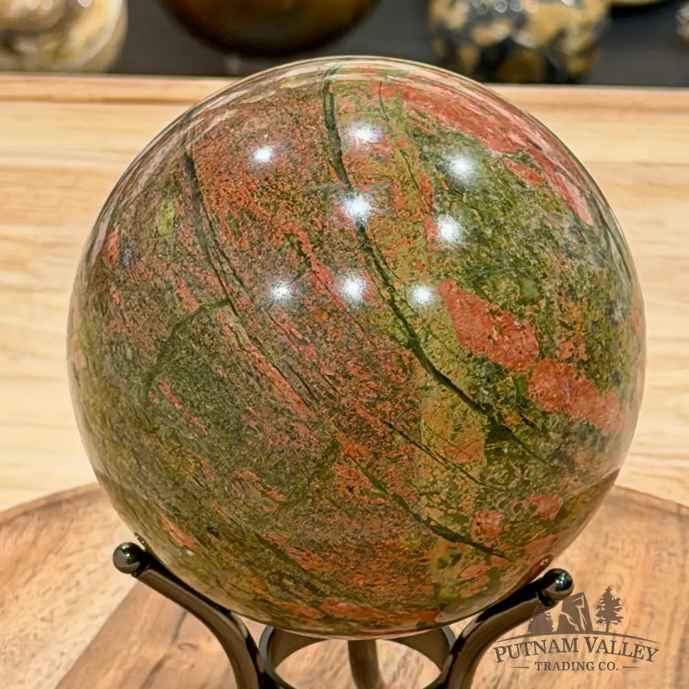 Unakite Jasper Sphere 4.2’’ | South Africa - Sphere