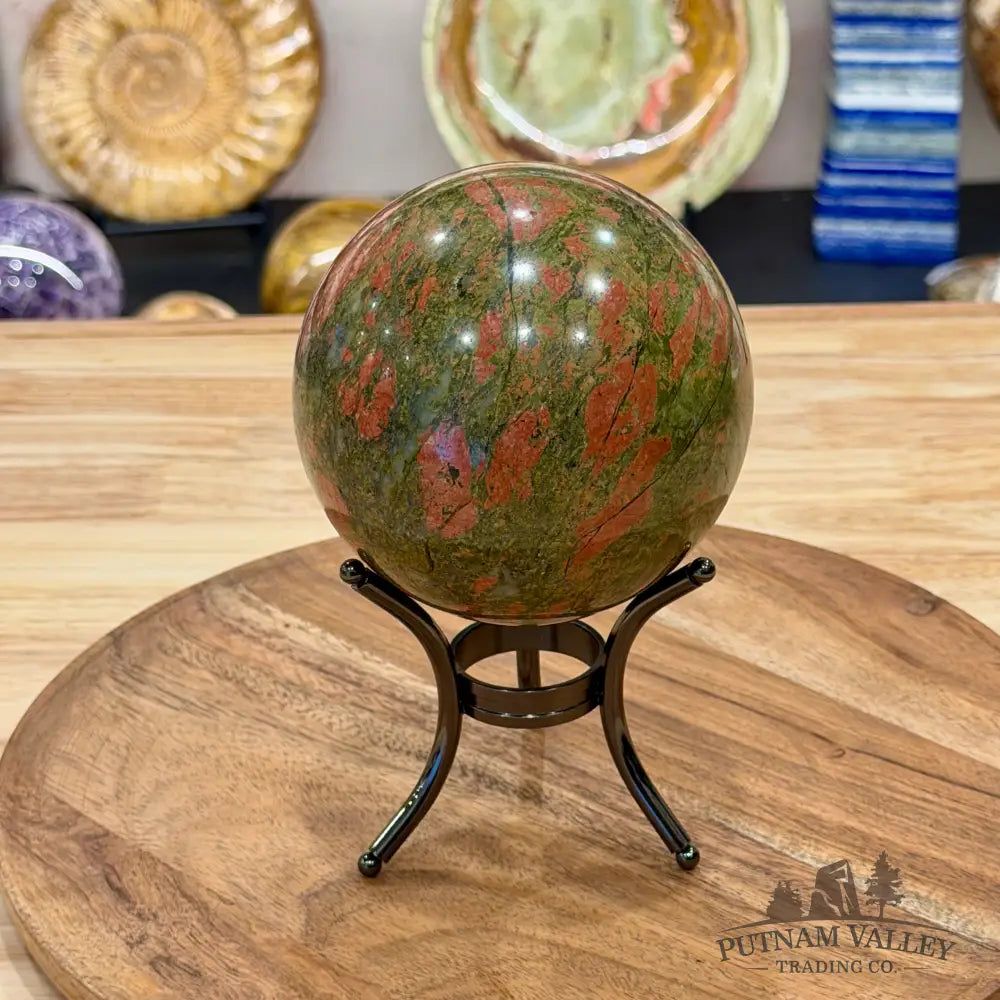 Unakite Jasper Sphere 4.2’’ | South Africa - Sphere