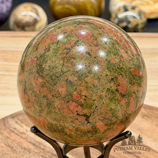 Unakite Jasper Sphere 4.36’’ | South Africa - Sphere