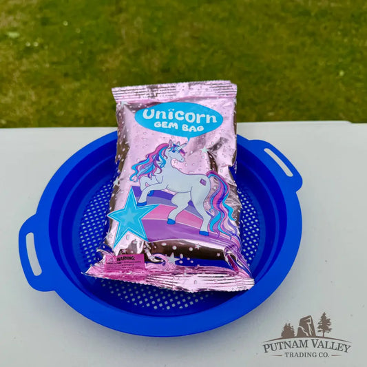 Unicorn Treasure Sand Bag + Sifter - Treasure Bag