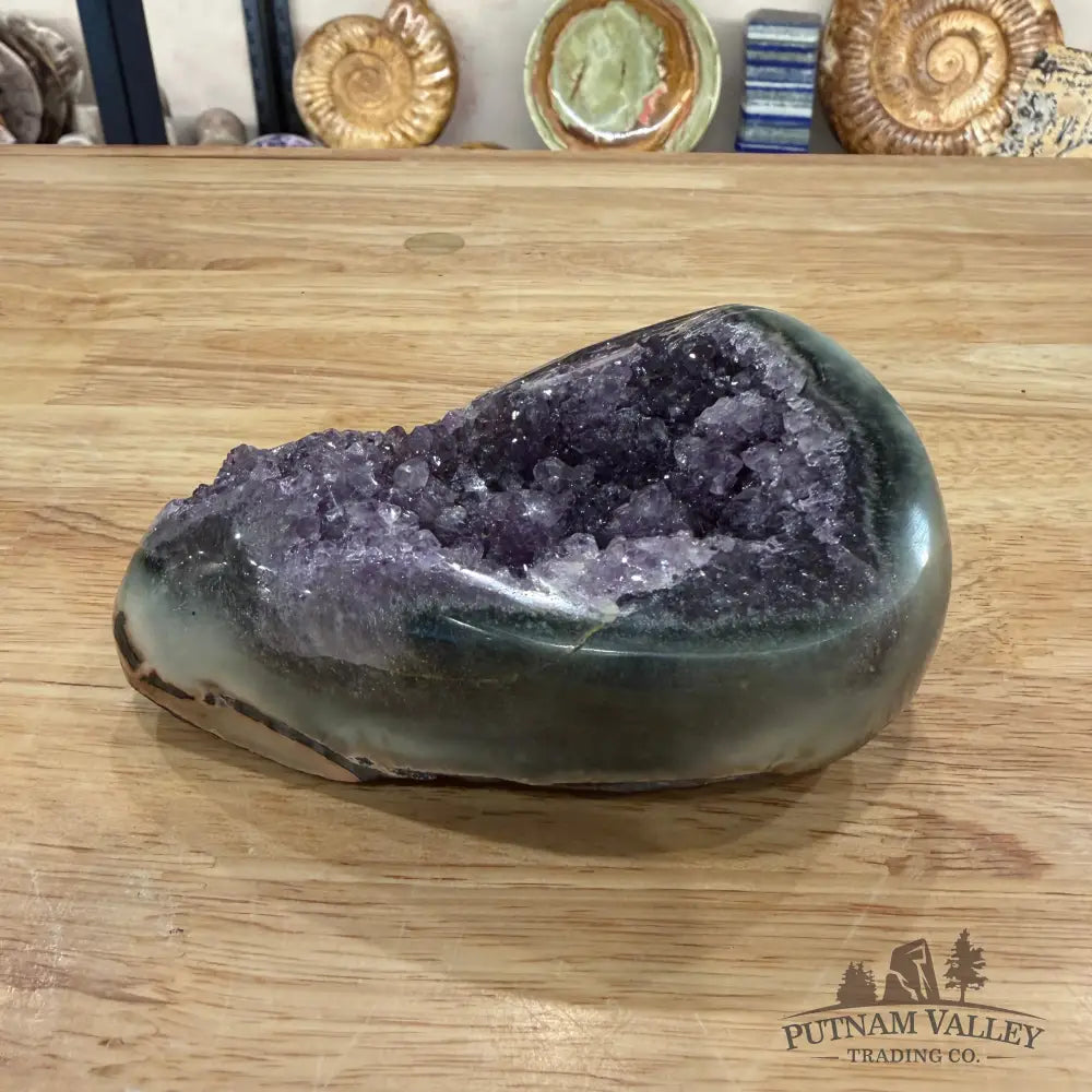 Amethyst Cluster Geode 4.9’’ - Accent