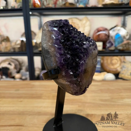 Amethyst with Stalactite + Stand 10’’ - Accent
