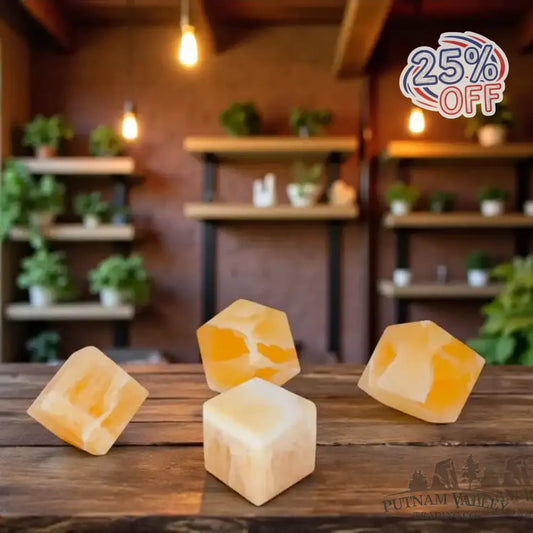 Utah Honeycomb Calcite Standing Cubes - Putnam Valley Trading Co.