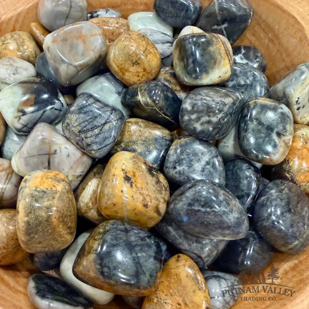 Utah Picasso Marble Tumbles (½ lb) - Tumbled Stone