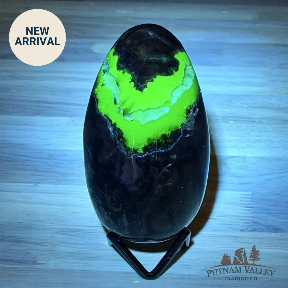 Volcano Agate Faceted Egg 3.95’’ - Egg