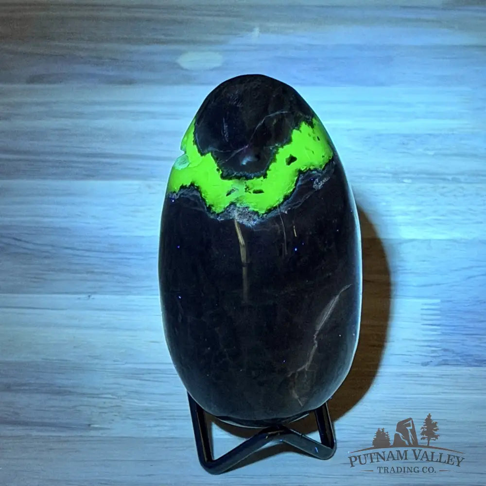 Volcano Agate Faceted Egg 3.95’’ - Egg