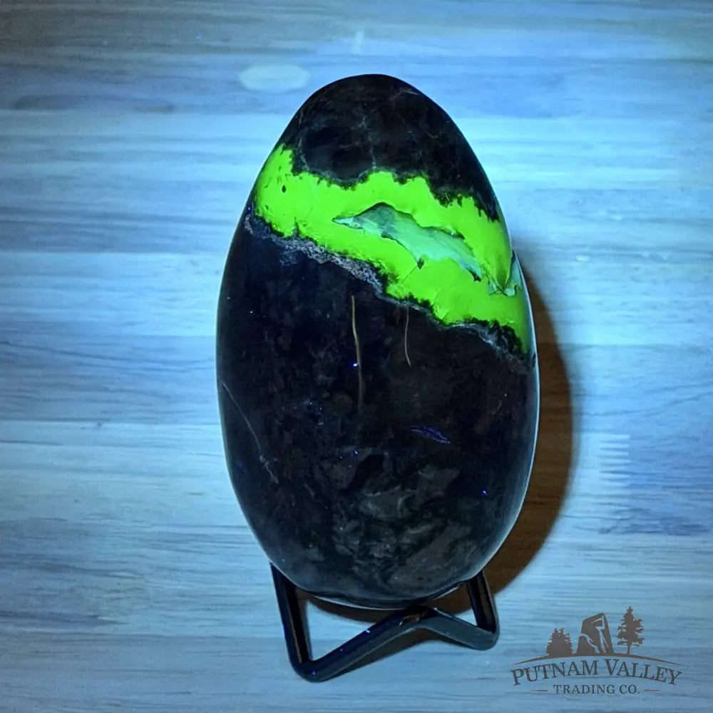 Volcano Agate Faceted Egg 3.95’’ - Egg