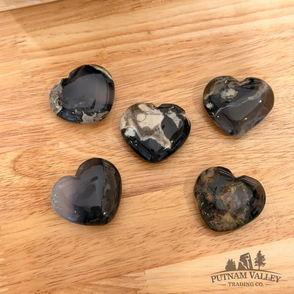 Volcano Agate Heart Sphere