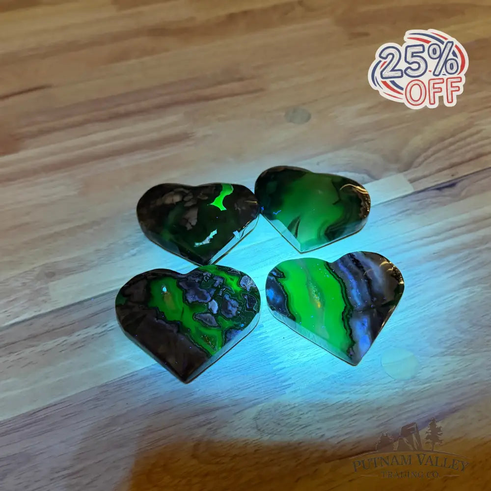 Volcano Agate Hearts 2.5 - 2.9’’ Heart