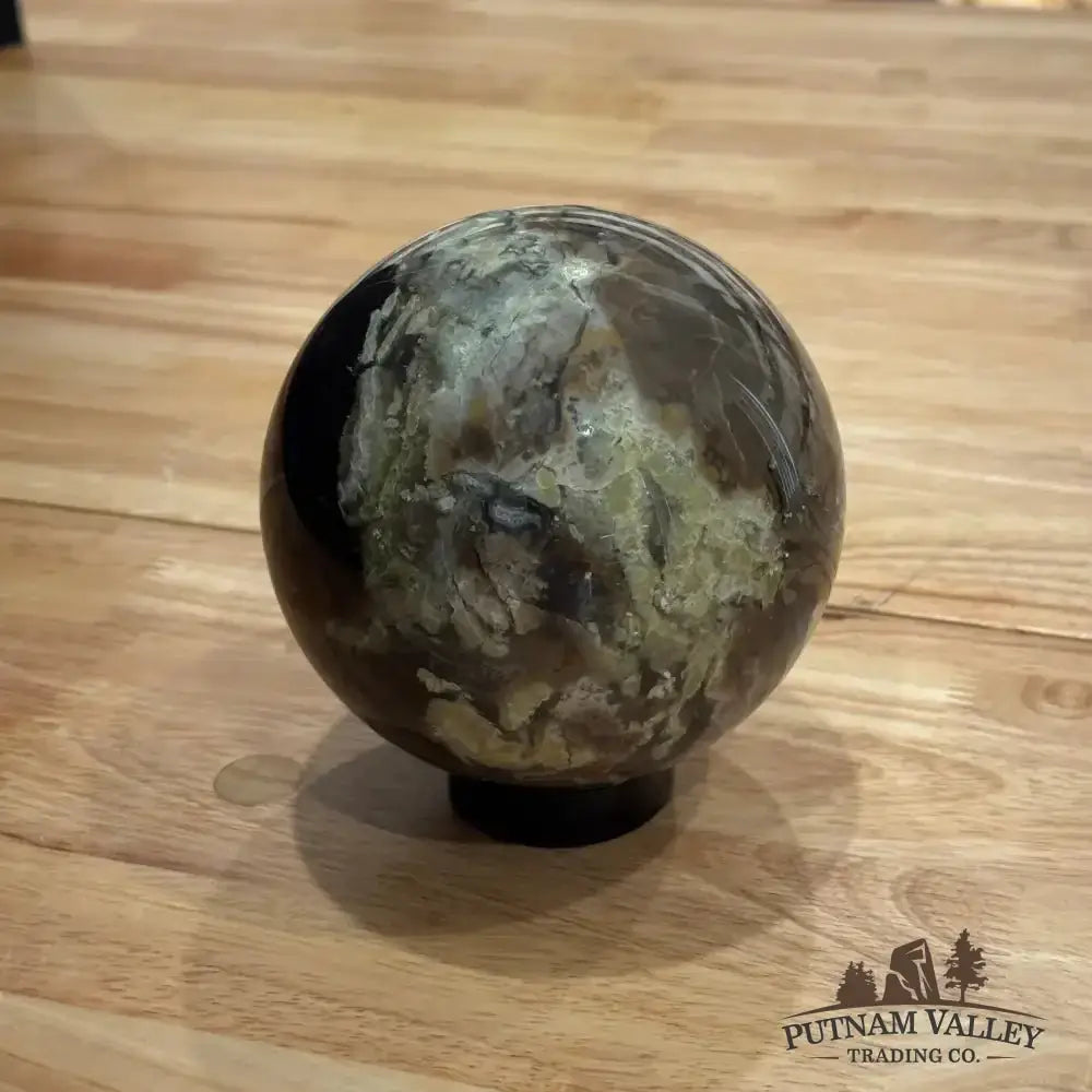 Volcano Agate Sphere 4.55" - Putnam Valley Trading Co.