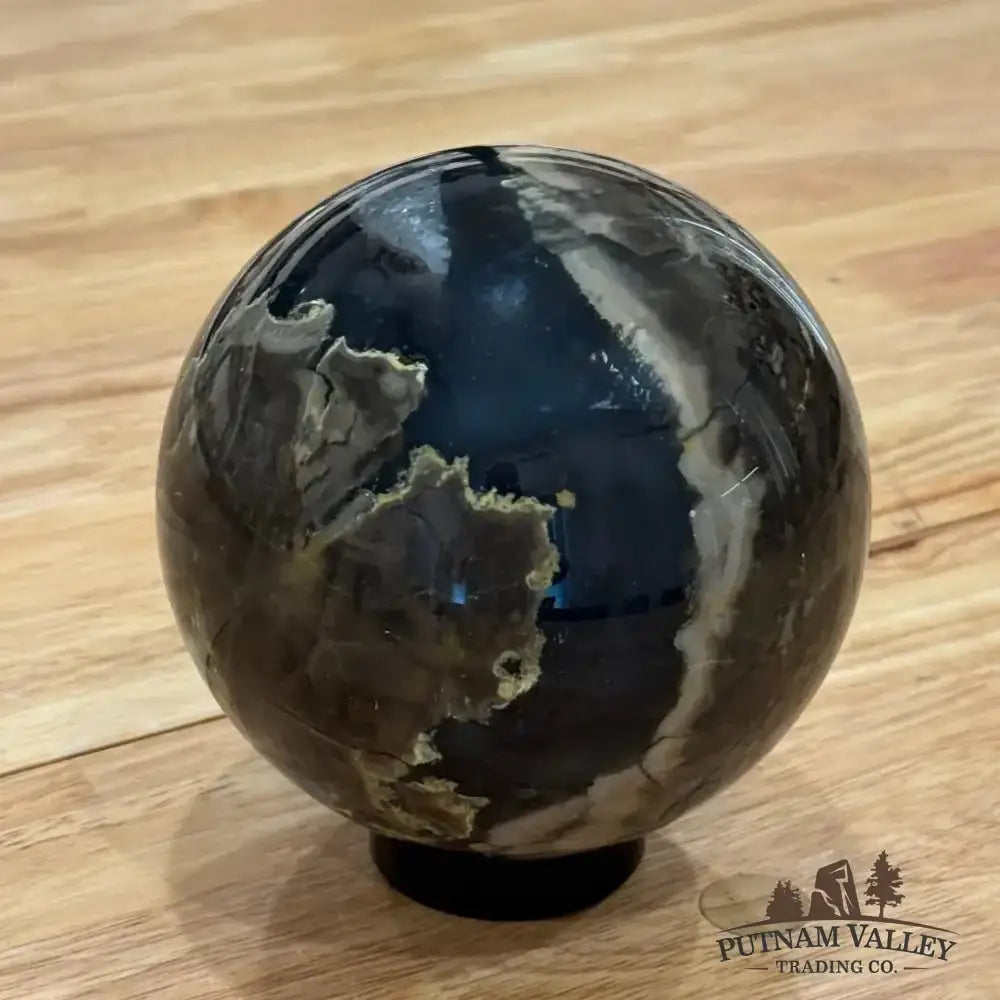 Volcano Agate Sphere 4.59" - Putnam Valley Trading Co.