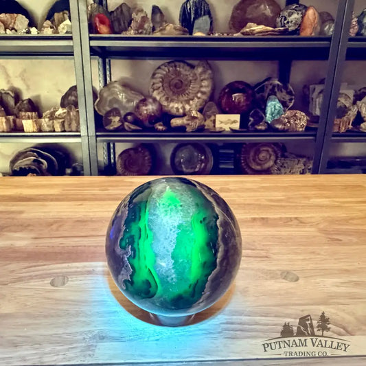 Volcano Agate Sphere 4.59’’ - Sphere
