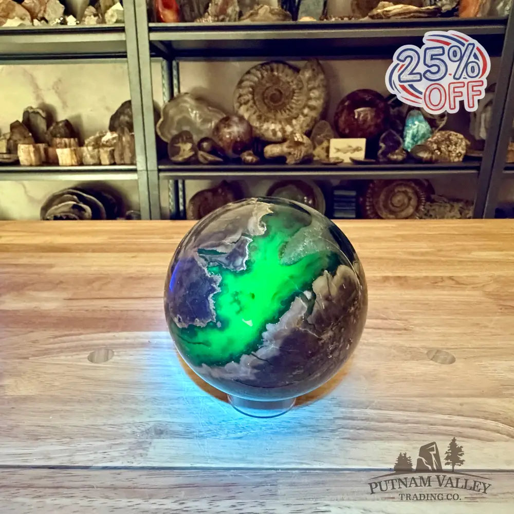 Volcano Agate Sphere 4.59’’ - Sphere
